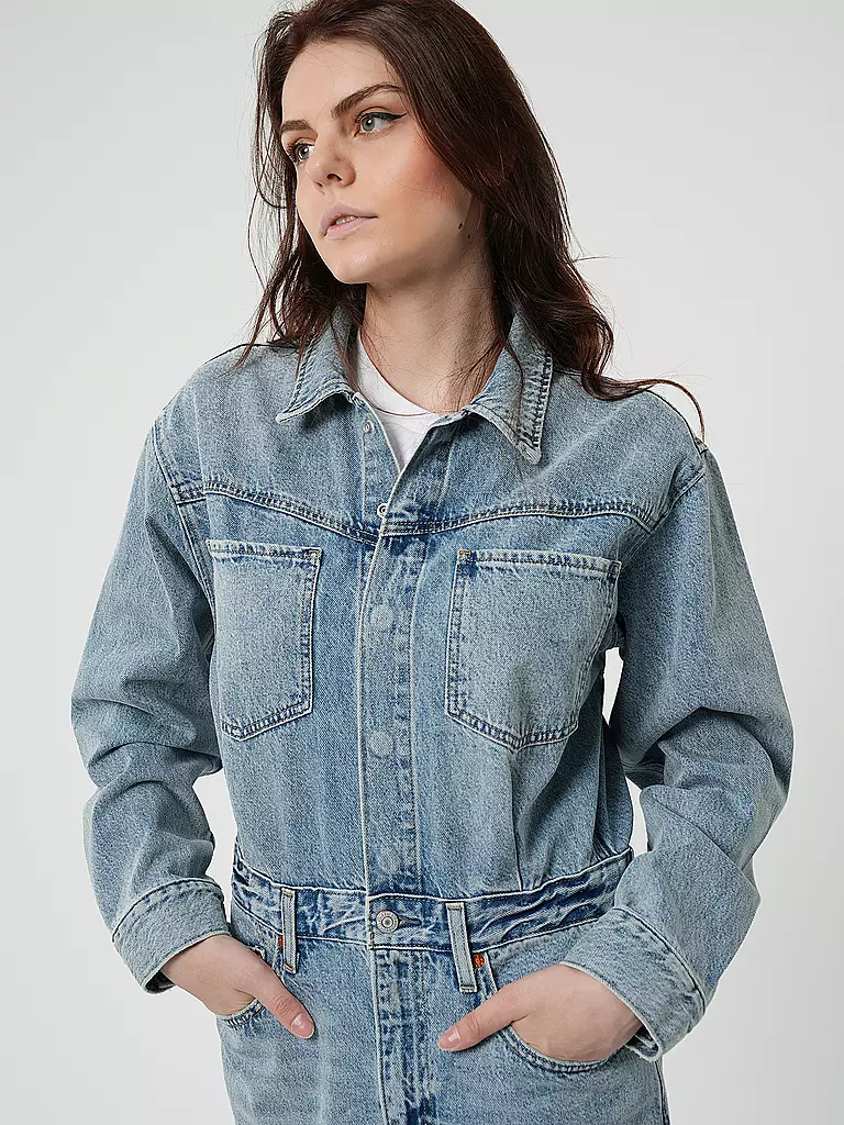 LEVI'S® Midikleid WSTERN FEELI  blau