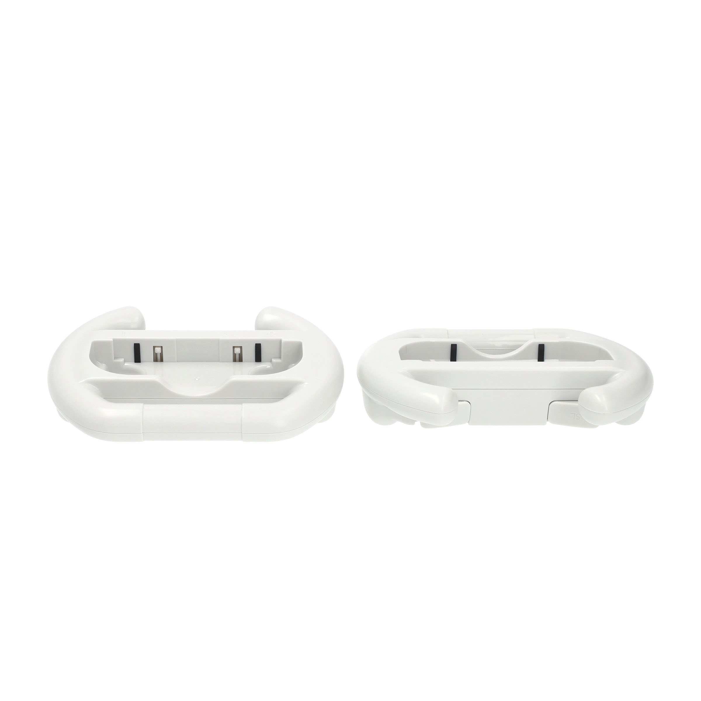 (2er Set) Racing Wheel Lenkrad kompatibel für Nintendo Switch / OLED Joy-Con Controller - Weiss