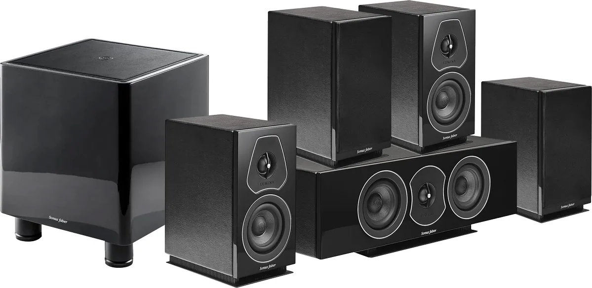 Sonus Faber Lumina I System 5.1 Noir Laqué Packs enceintes grand spectacle