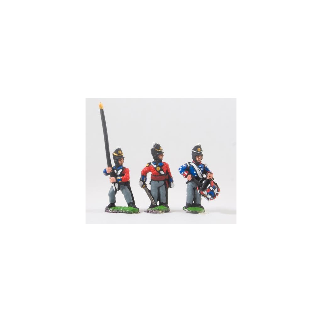 British 1814-15: Command: Officers, Standard Bearers & Drummers