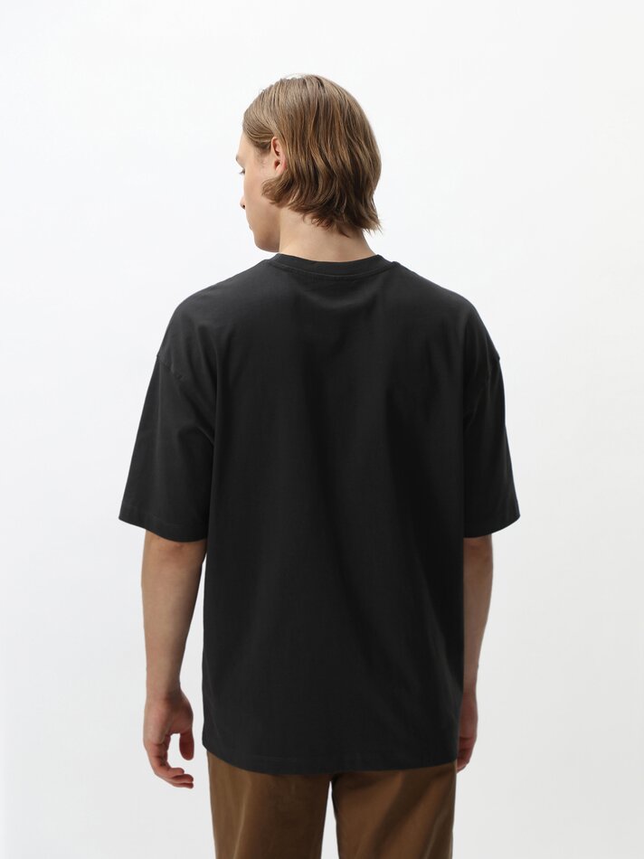 Camiseta básica oversized - Carbono