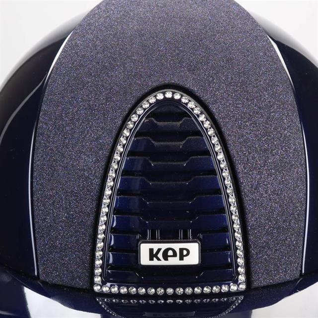 Veiligheidshelm KEP Italia Cromo 2.0 Polish Star Polo Swarovski Frame Donkerblauw