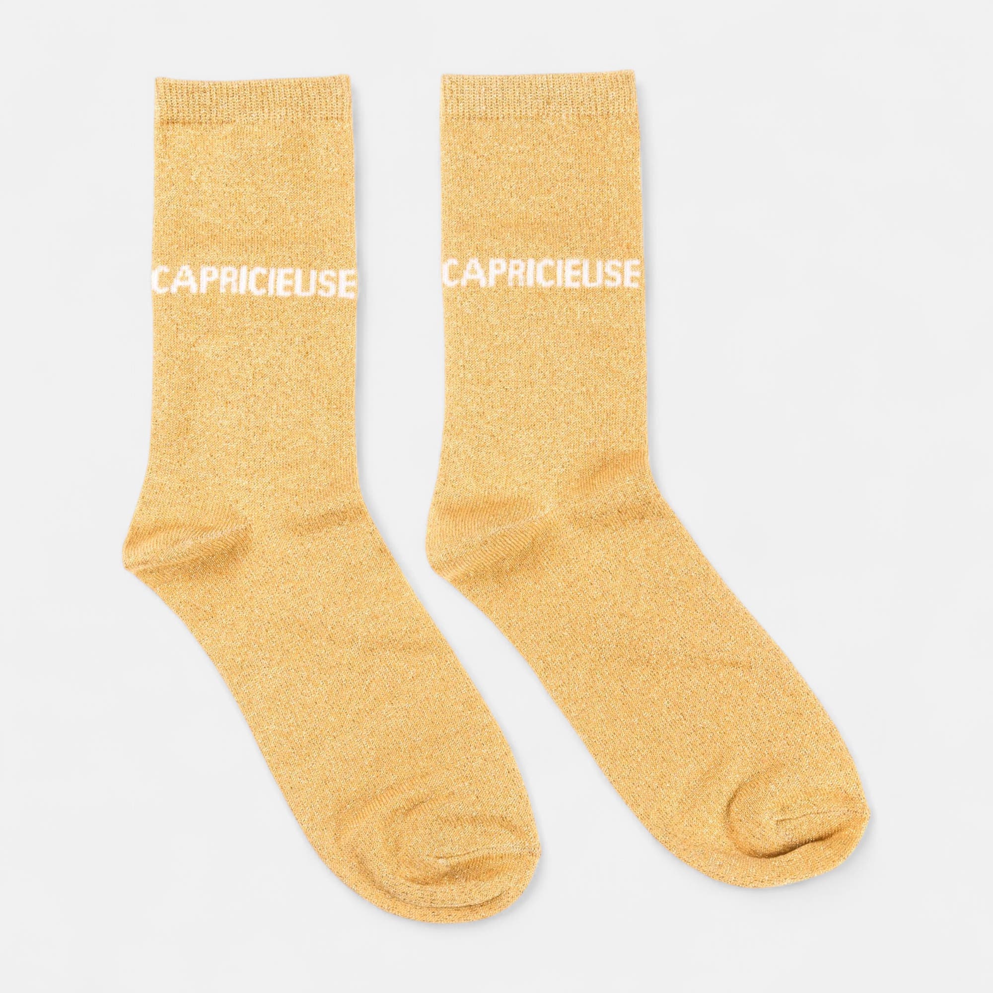 Chaussettes Femme or