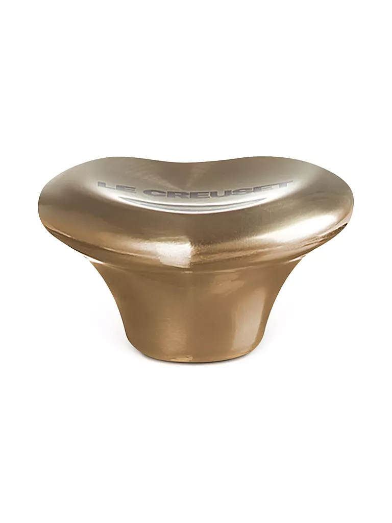 LE CREUSET Deckelknopf Herz 4,7cm SIGNATURE Hellgold  gold