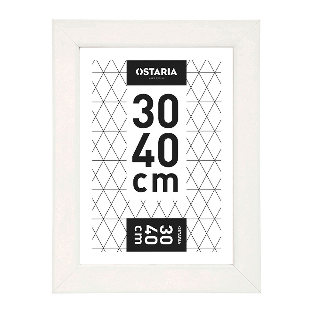 Cadre photo PAOLA blanc 30x40cm