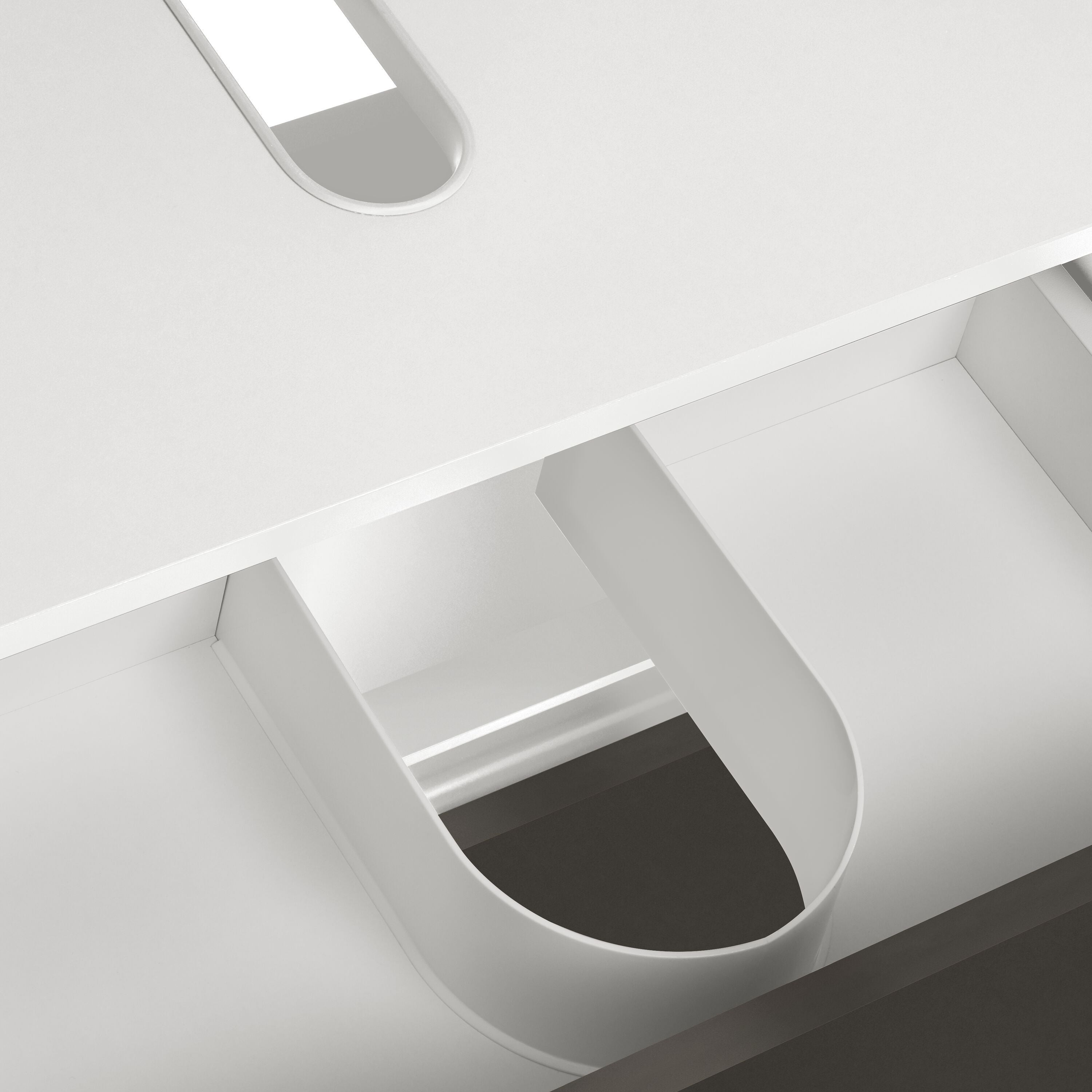 SIERRA Lavaboy - Weiss / Anthrazit / B: 80.0 cm x T: 35.0 cm x H: 60.0 cm