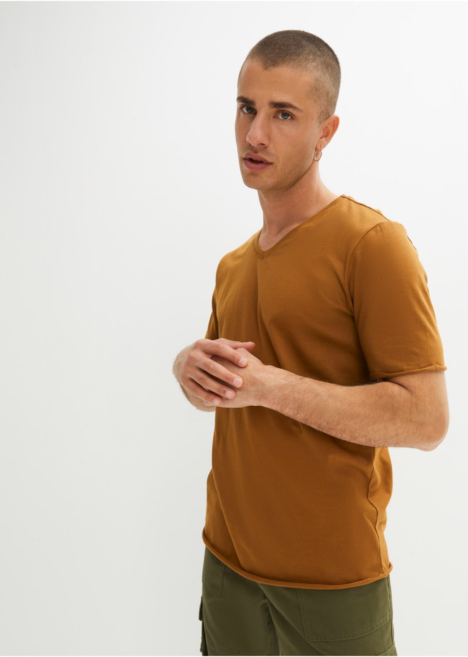 Lot de 2 T-shirts col V en coton Cradle to Cradle Certified® niveau argent