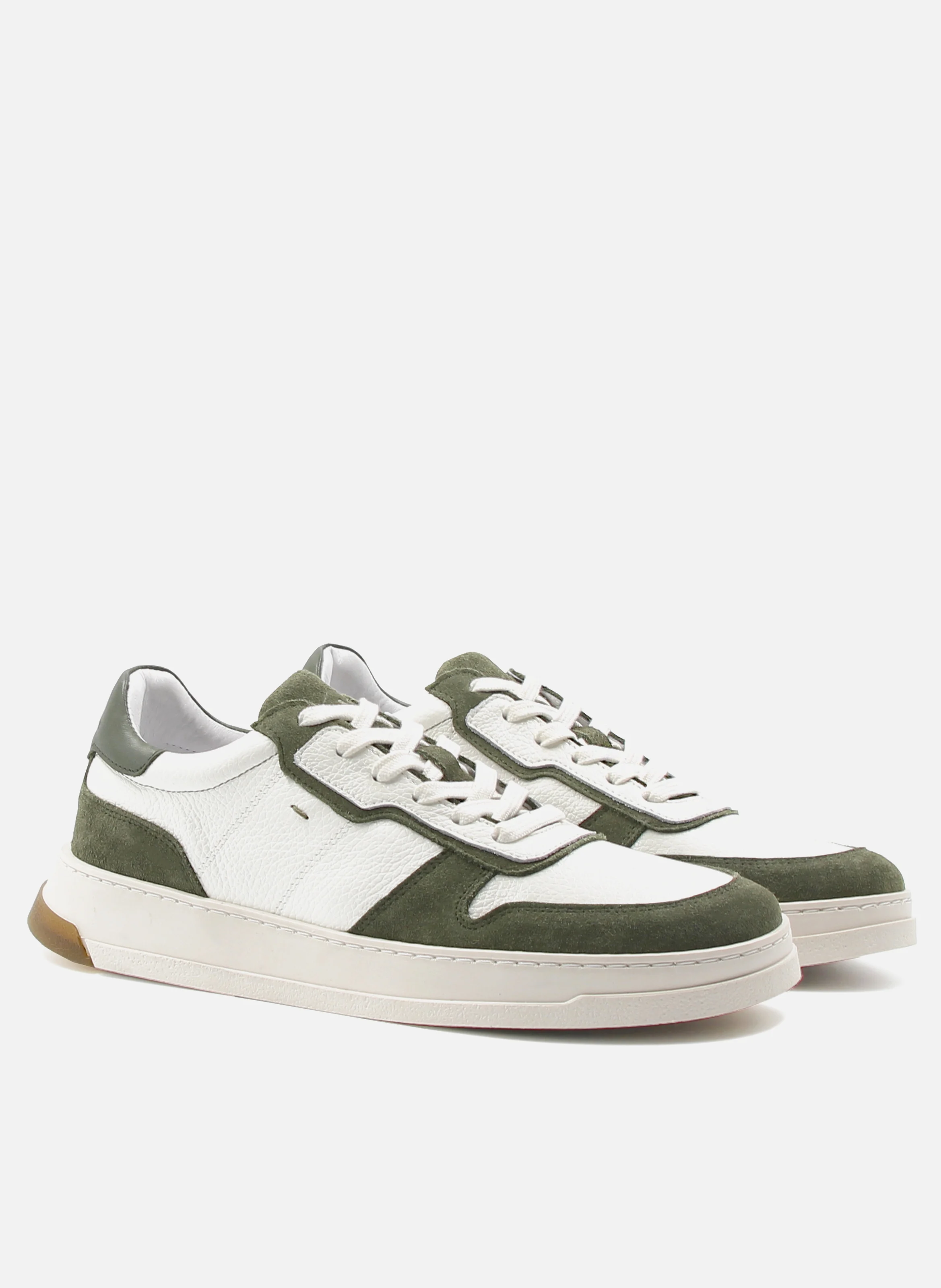 Baskets léo cuir | Blanc