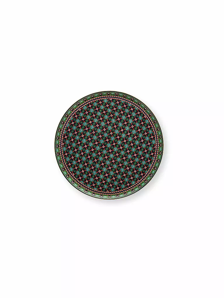 PIP STUDIO Mini Tortenplatte BERRY BLUES 21cm Clover Green dunkelgrün