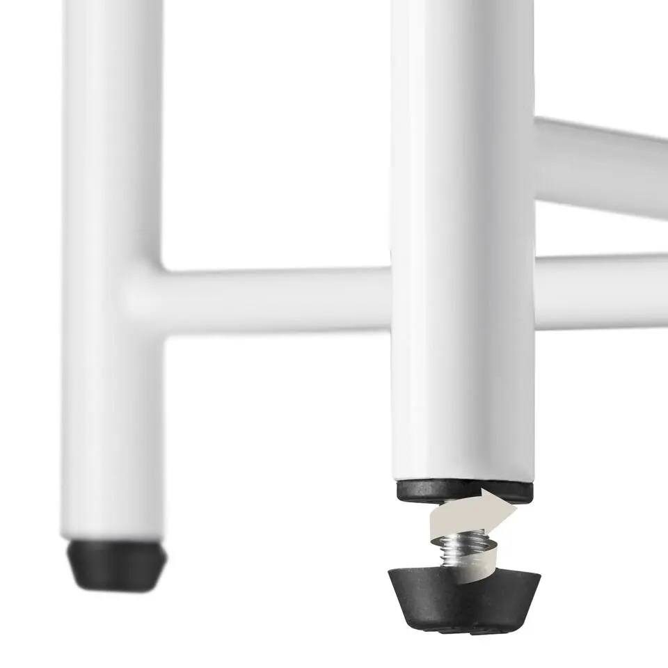 tectake Bijzettafel Oxford 45,5x45,5x53cm, Wit