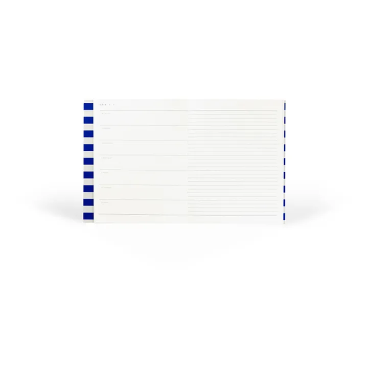 Notem Journal hebdomadaire de bord Uma | Bleu