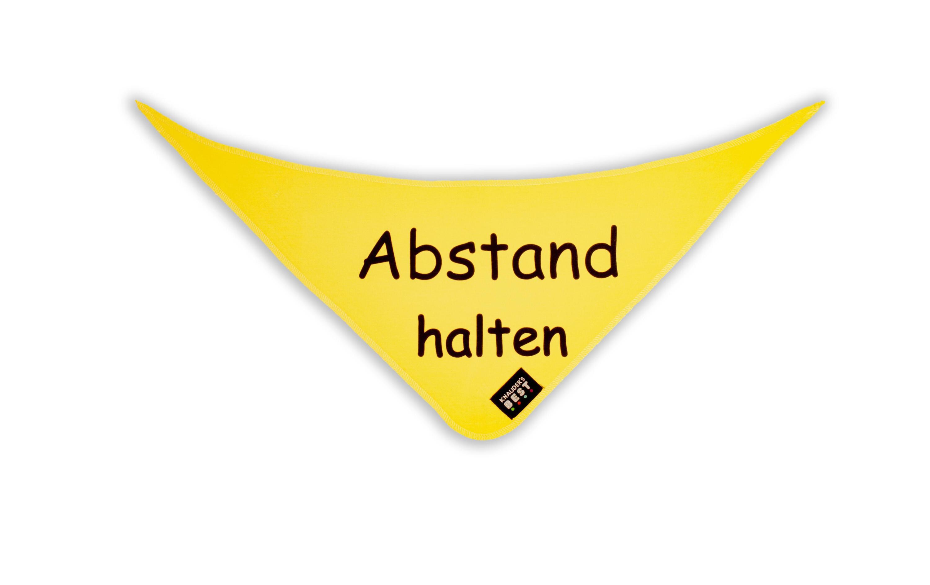 Halstuch Abstand halten 60 cmHundehalstuch