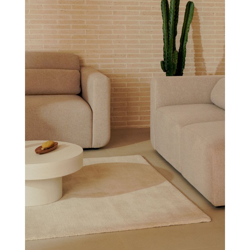 Tapis Empuries en polypropylène blanc 200 x 300 cm