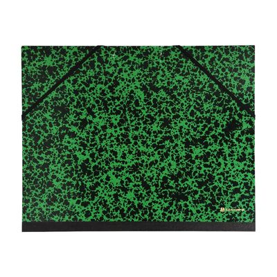 Exacompta - Carton à dessin à élastiques - 26 x 33 cm - vert