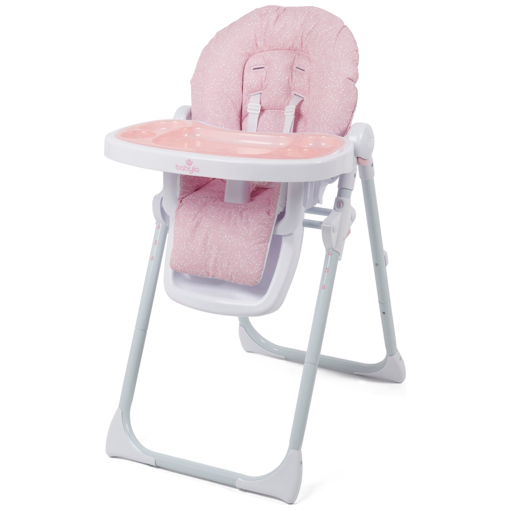 Babylo Hi Lo Hochstuhl Rosa gesprenkelt