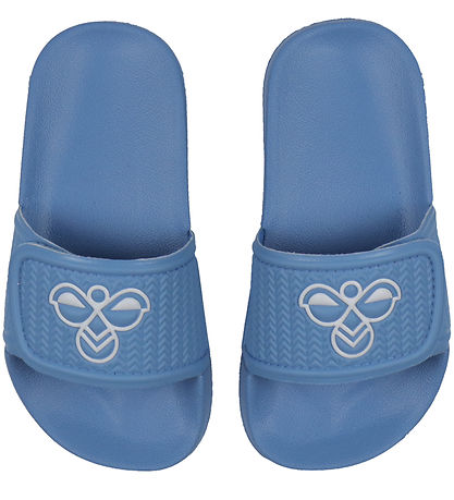 Hummel Badesandalen - Pool Slide Jr - Flechten Blue