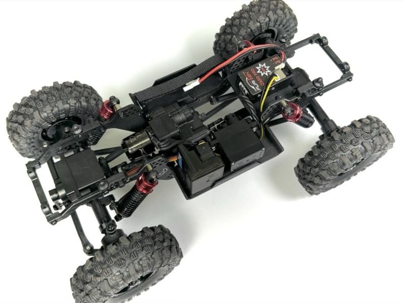 Absima Rock Racer The Goat, Blau 1:18, RTR Brushless Rock Crawler im 1:18 Masstab