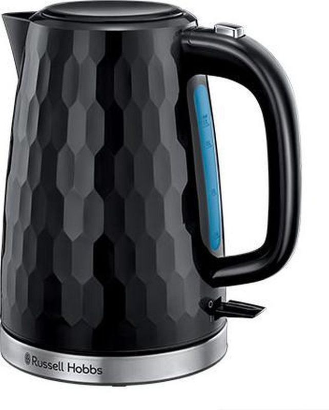 Russell Hobbs Russell Hobbs Honeycomb zwart Kettle waterkoker 1,7 l 2400 W Zwart