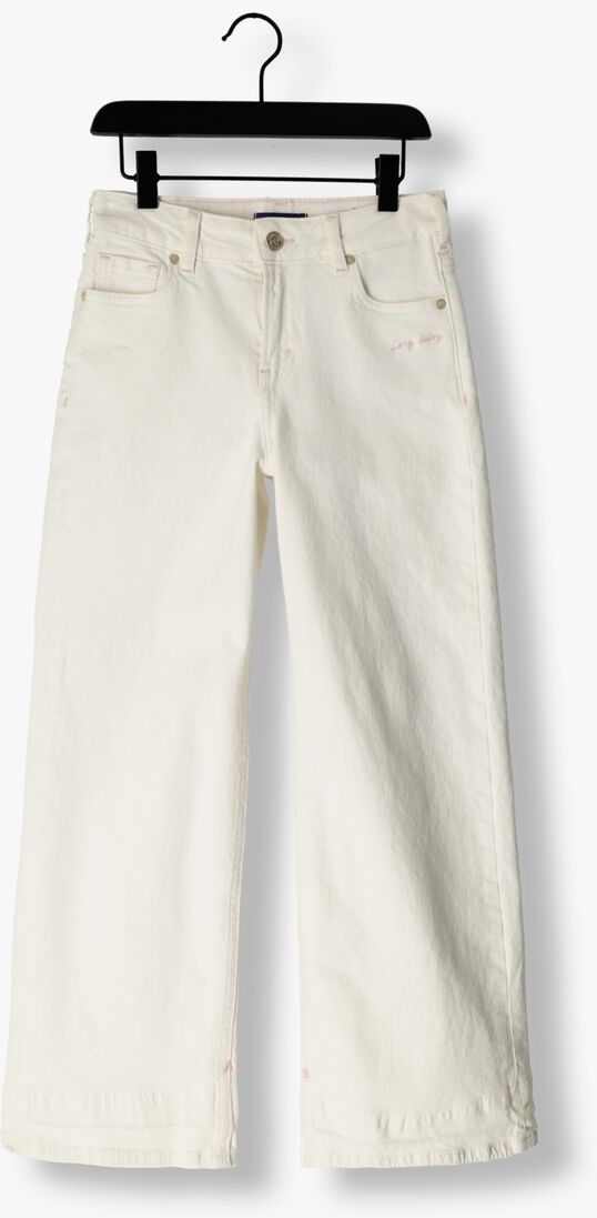 SCOTCH & SODA witte scotch & soda wide jeans the wave high rise super wide jeans - keep it cool