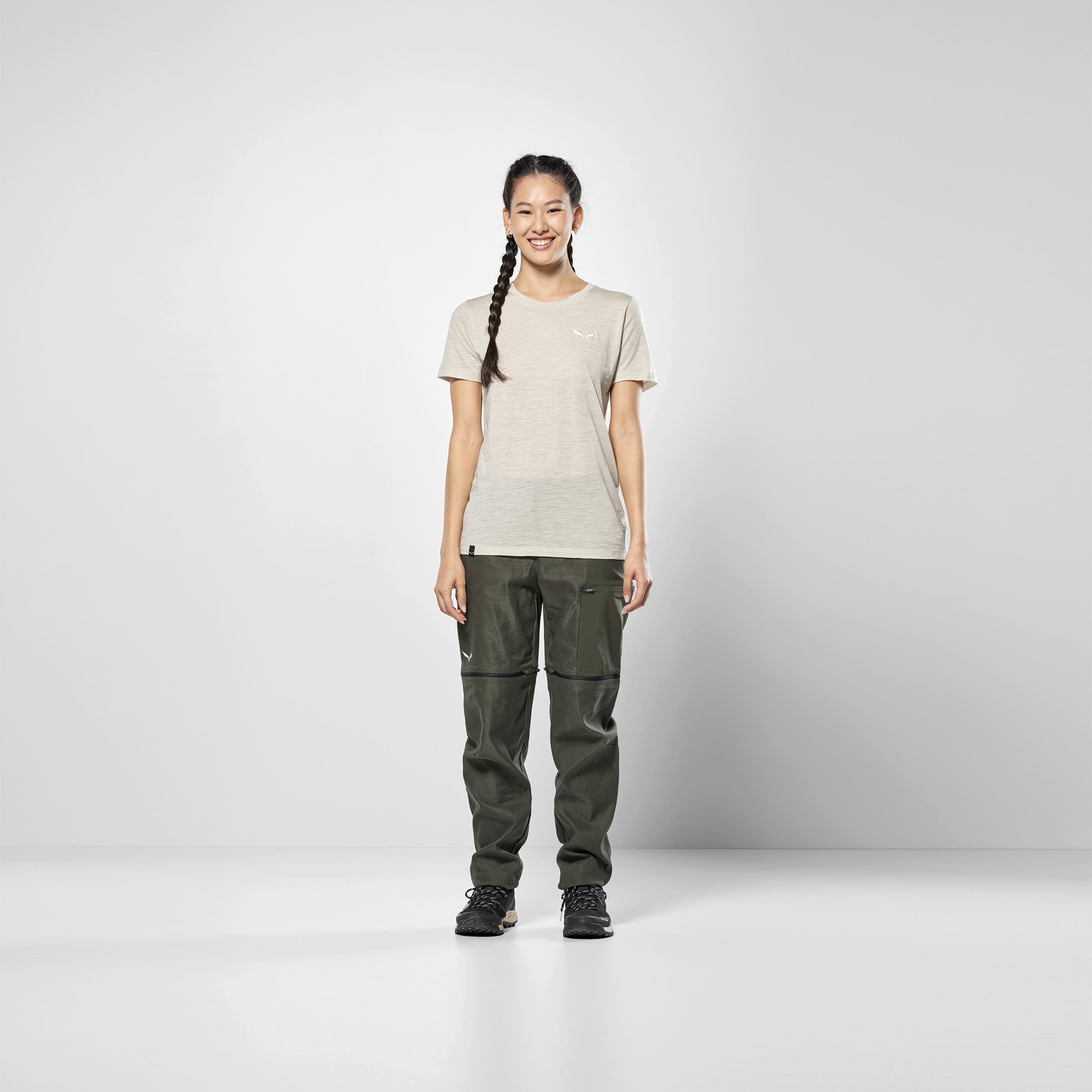 Eagle Minilogo Merino T-Shirt Damen