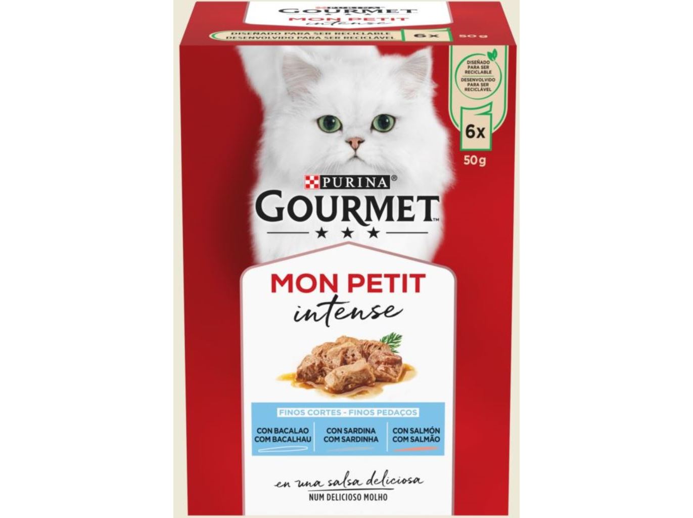 COMIDA HÚMGATO GOURMET MPETIT BACALHAU 6X50G
