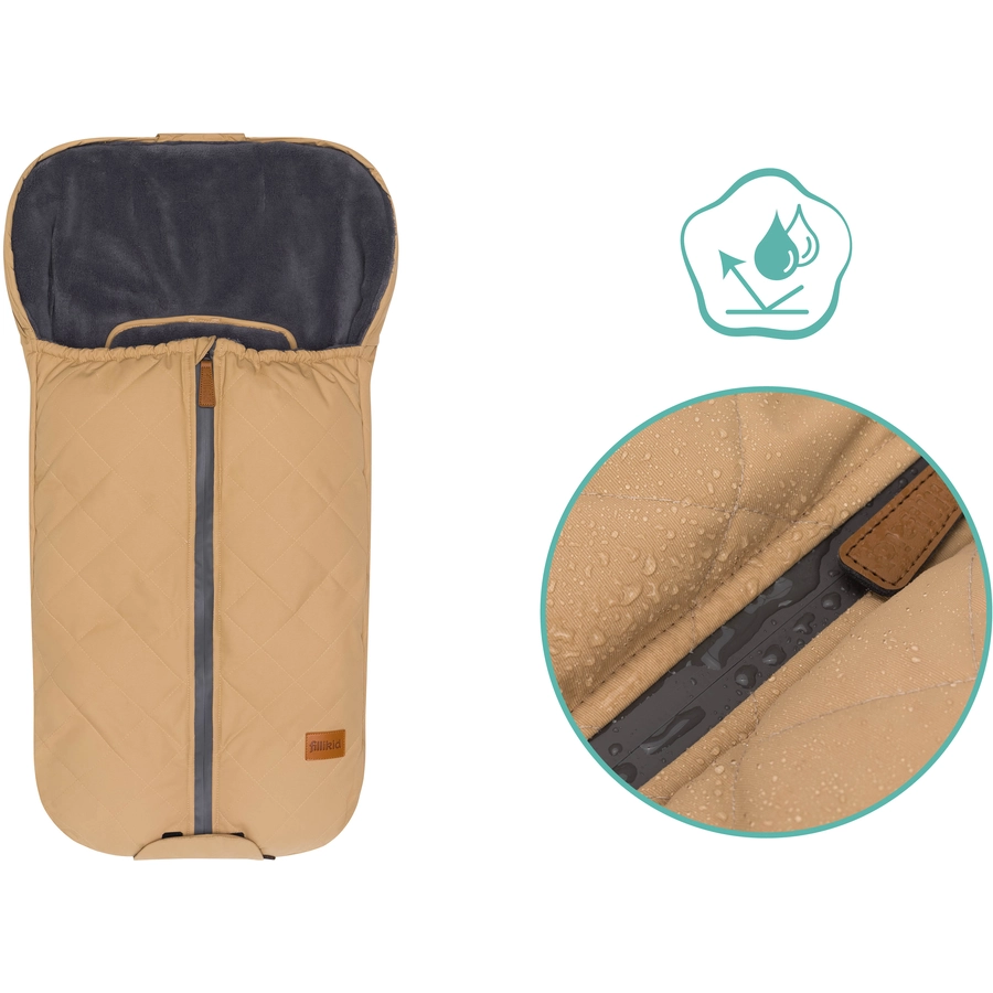 fillikid Winterfußsack Nevado für Babyschale Cappuccino