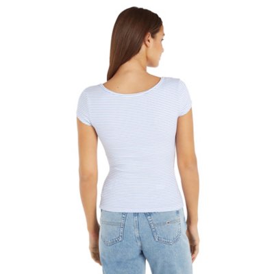 Tee-shirt à manches courtes femme Tjwby Stripe TOMMY HILFIGER