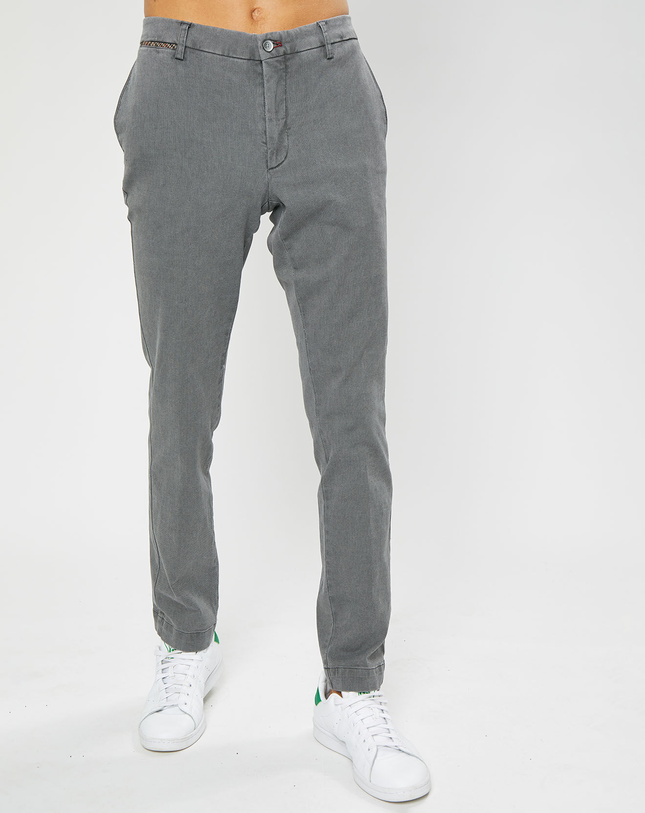 Hackett London Pantalon Chino Slim Armure gris