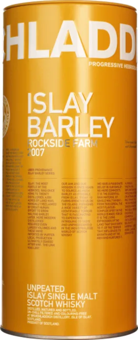BRUICHLADDICH ISLAY BARLEY ROCKSIDE FARM 2007 70CL