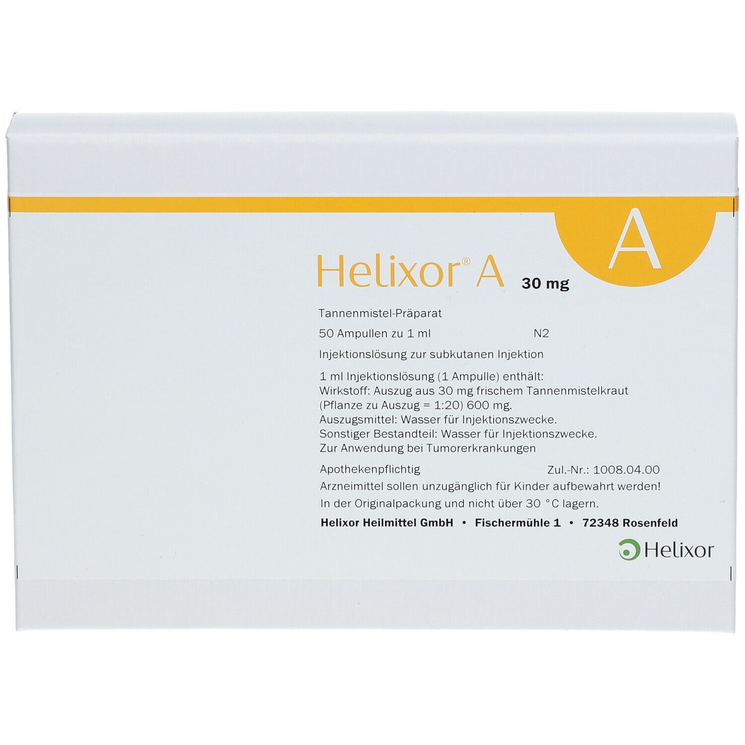 Helixor® A  30 mg