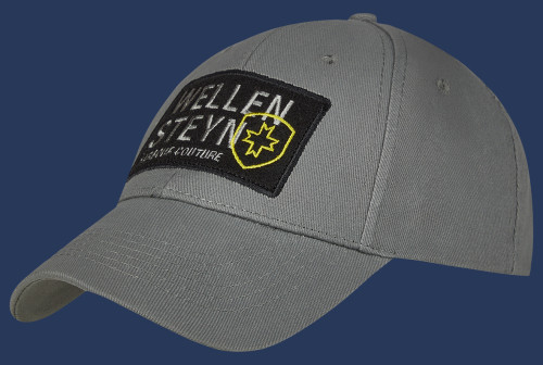 Baseball-Cap 04 Baumwolle, Grey/Darkgrey/Yellow