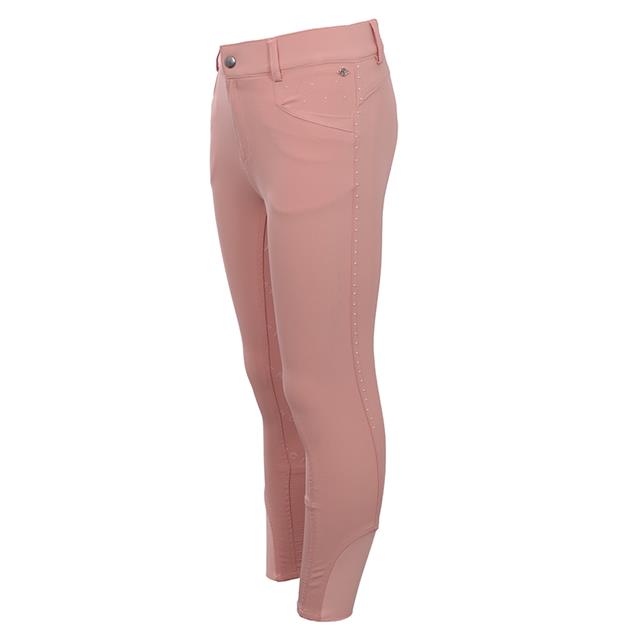 Paardrijbroek La Valencio LVVanity Kids Full Grip Lichtroze