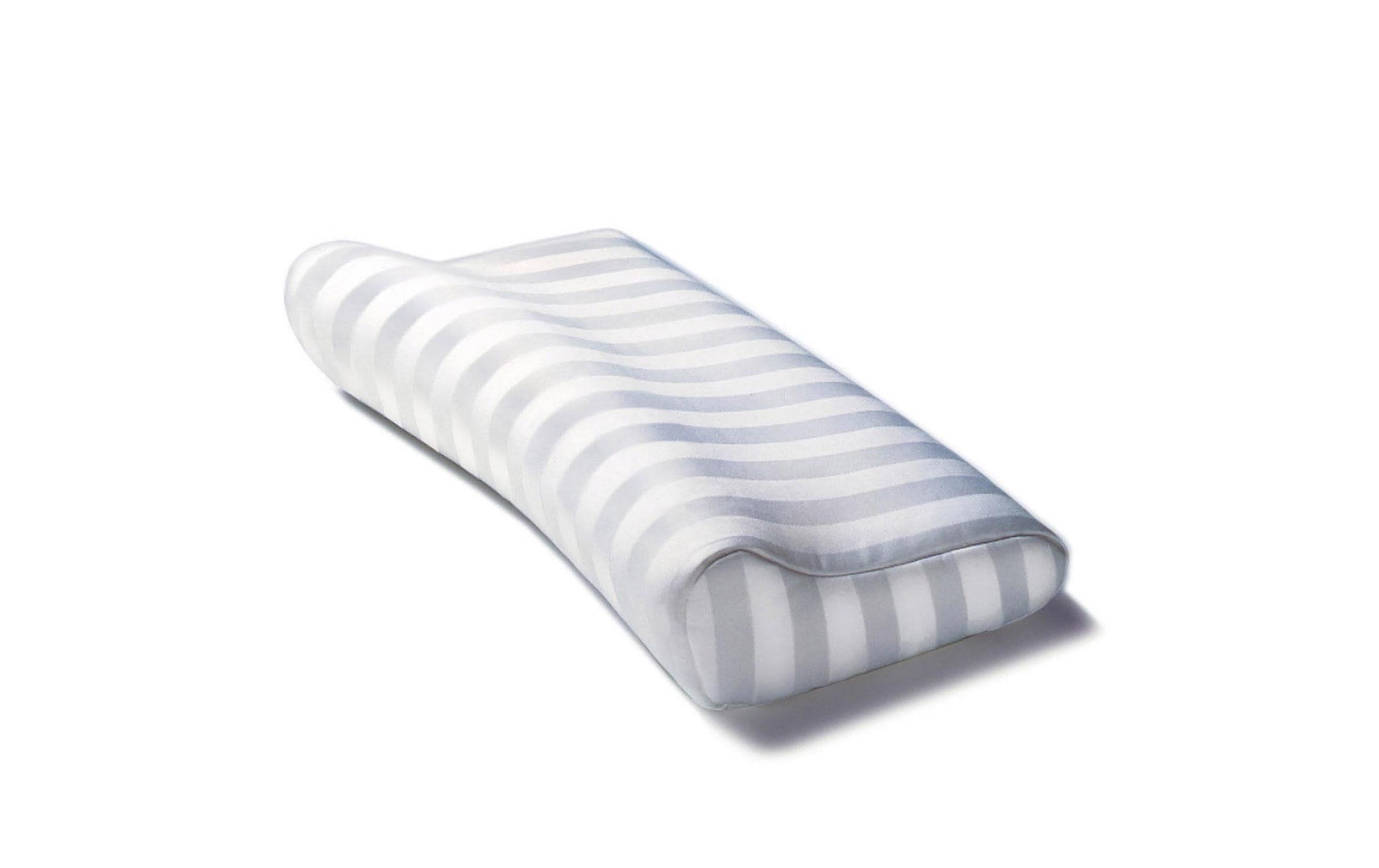 Bezug zu Soft Deluxe Nackenkissen Satin 63 x 33 cm, WeissKissenbezug für Nackenkissen