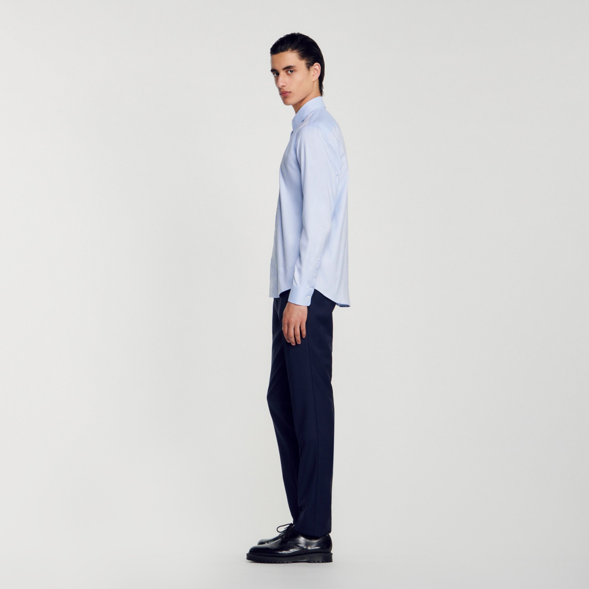 Chemise coupe classique en coton