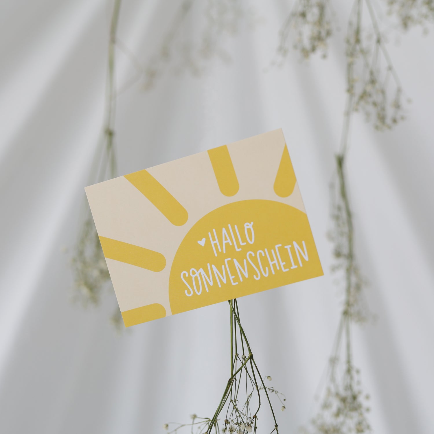 Postkarte „Hallo Sonnenschein