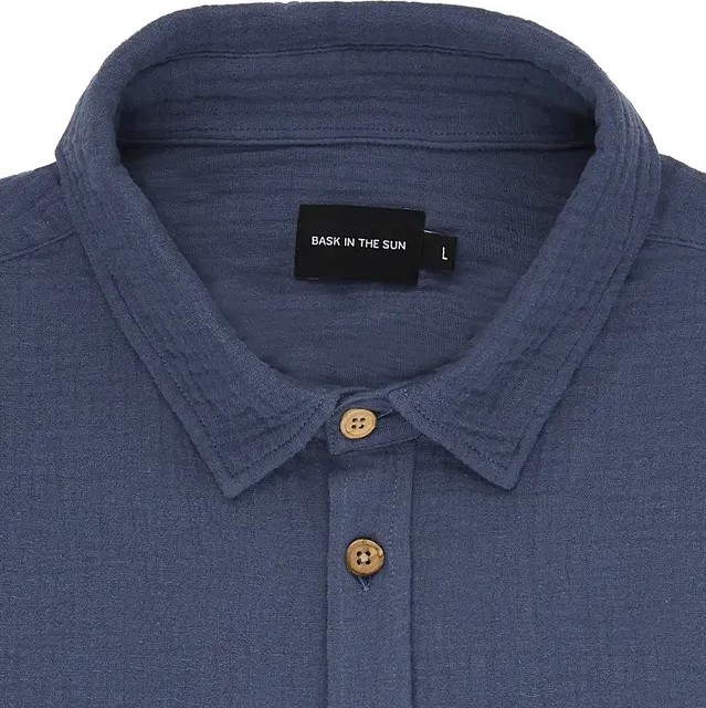 Bask In The Sun Oihana Shirt Blue