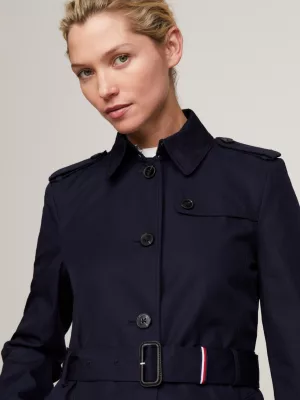 Trench coat Heritage de abotoamento simples