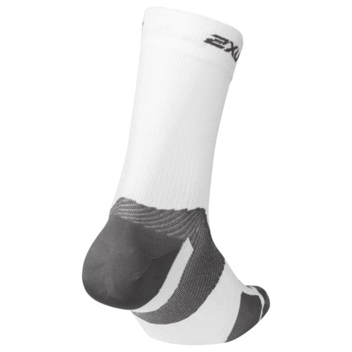 2XU Unisex Strømper Vectr Light Cushion Crew Socks Hvid