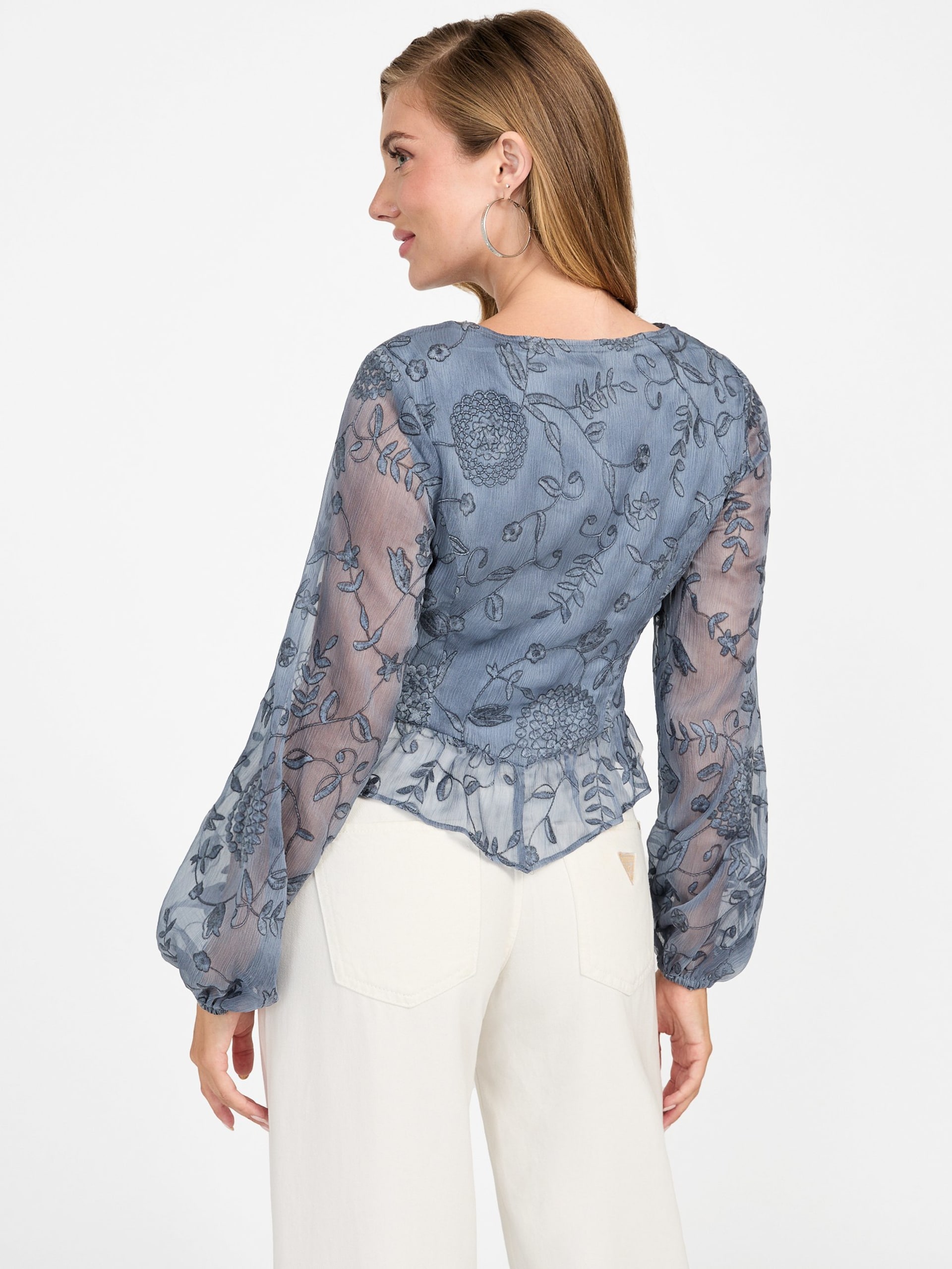 Blusa Seiah com amarração frontal
