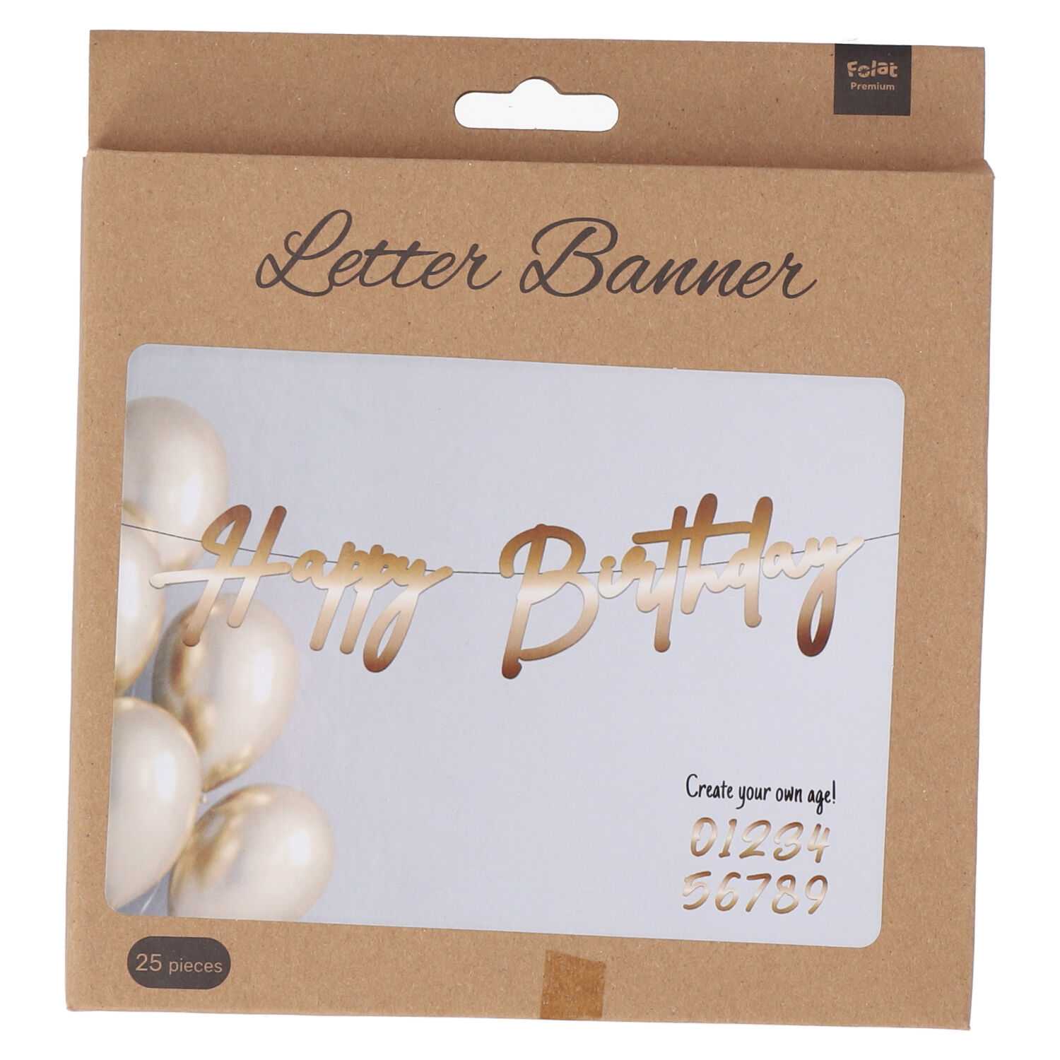 Buchstaben-Kette Happy Birthday Lush Blush 1m