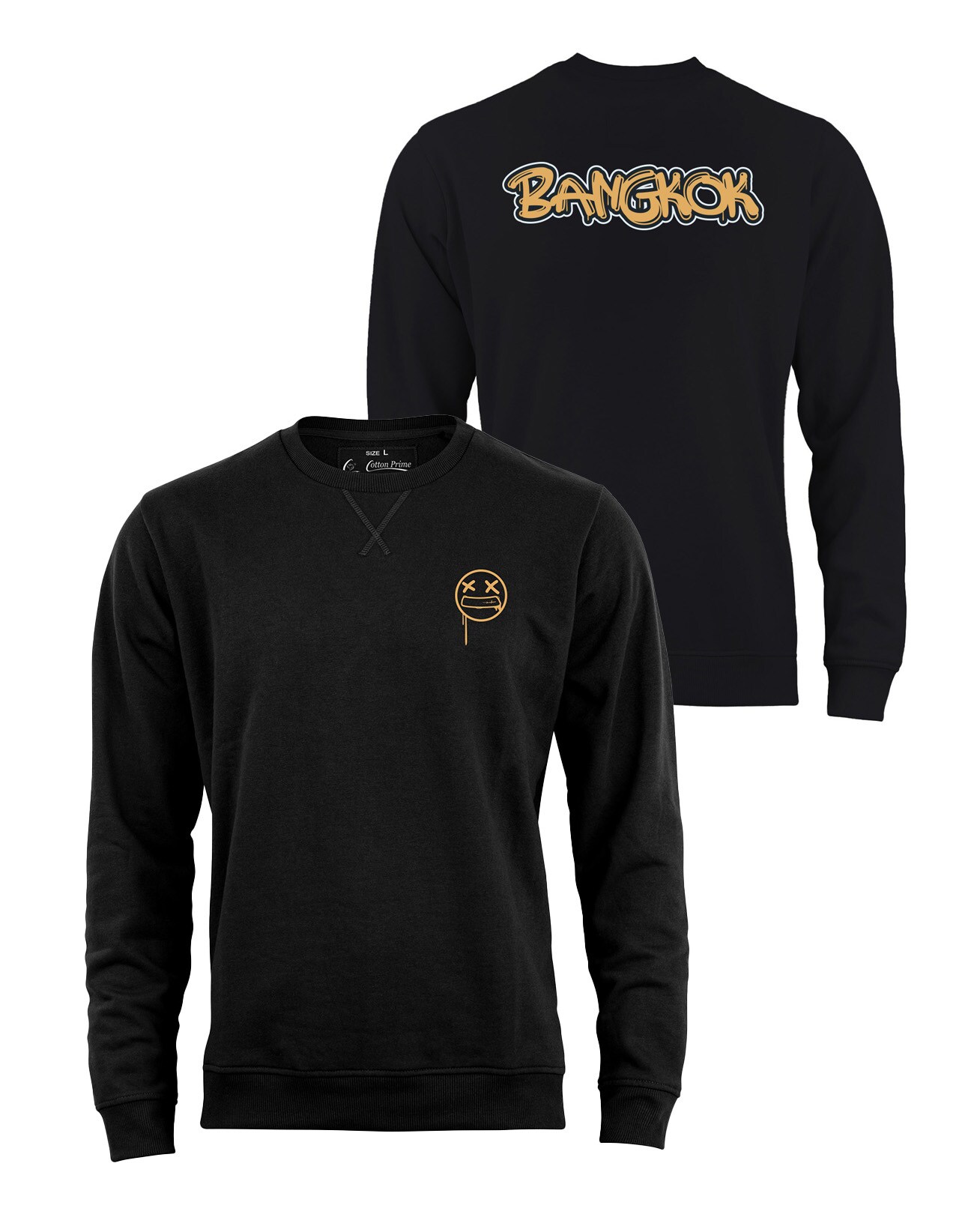 Cotton Prime® Sweatshirt Street Art Bangkok - Weltenbummler Kollektion