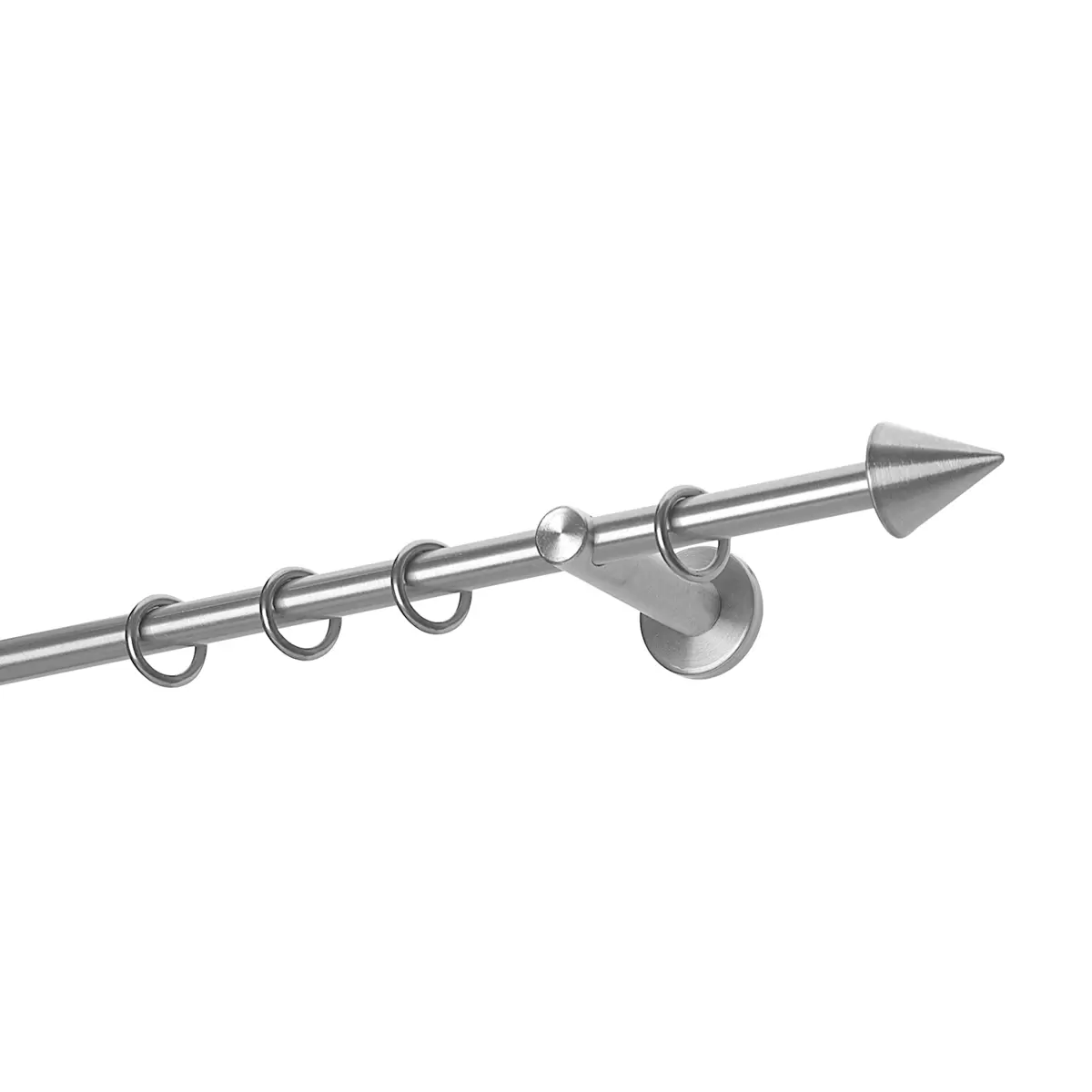 Vorhanstange Cone Silber