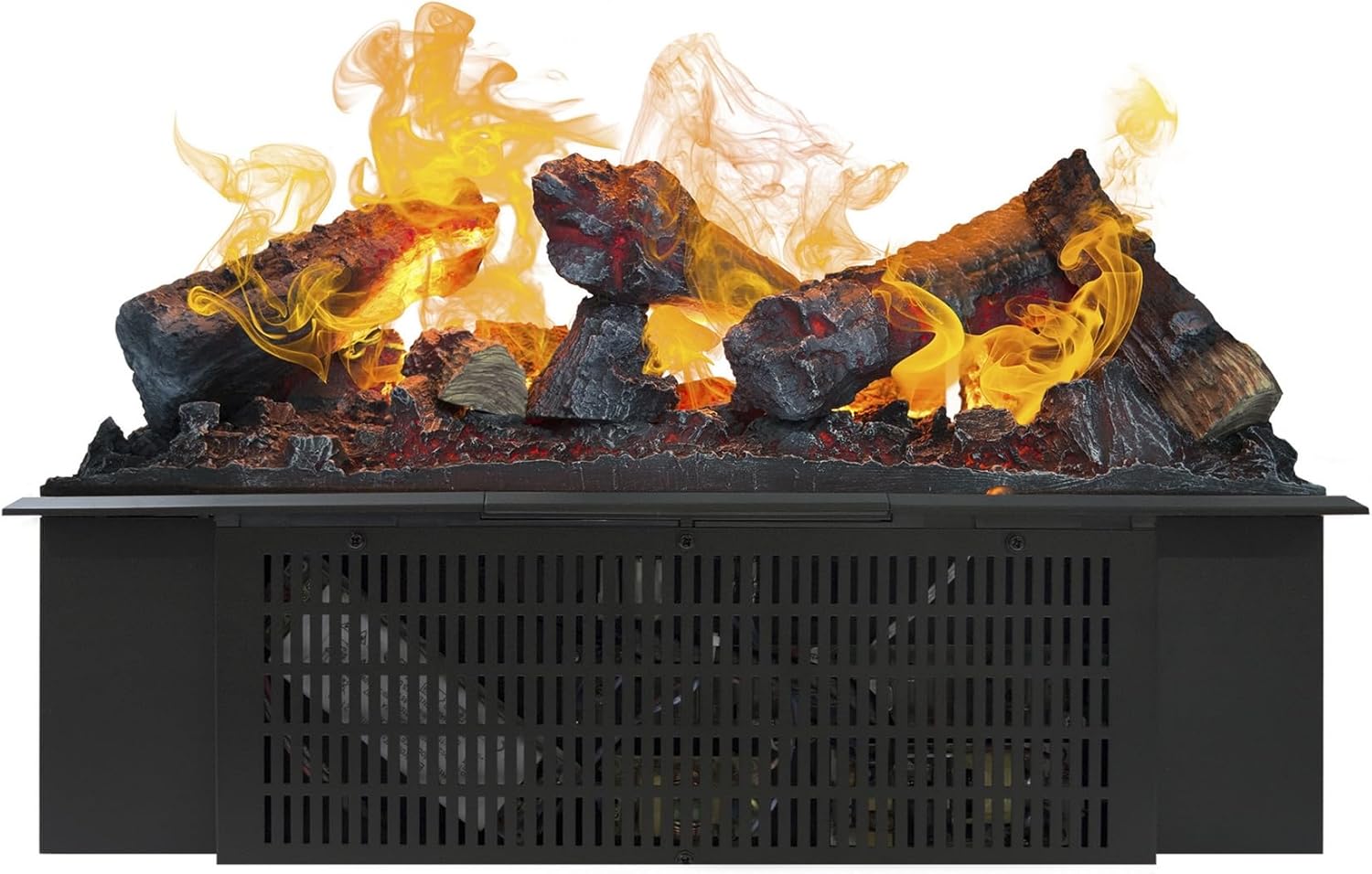 Xaralyn - Wasserdampfkamin Cassette 600 - Einbaukamin mit Wasserdampf - einstellbare Flammenhöhe - Fernbedienung