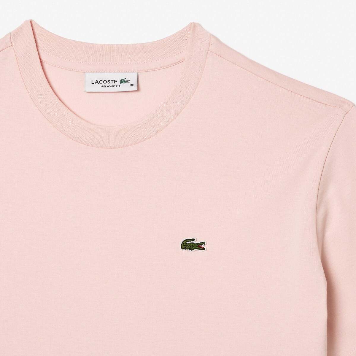 LACOSTE<br>Camiseta de gola redonda