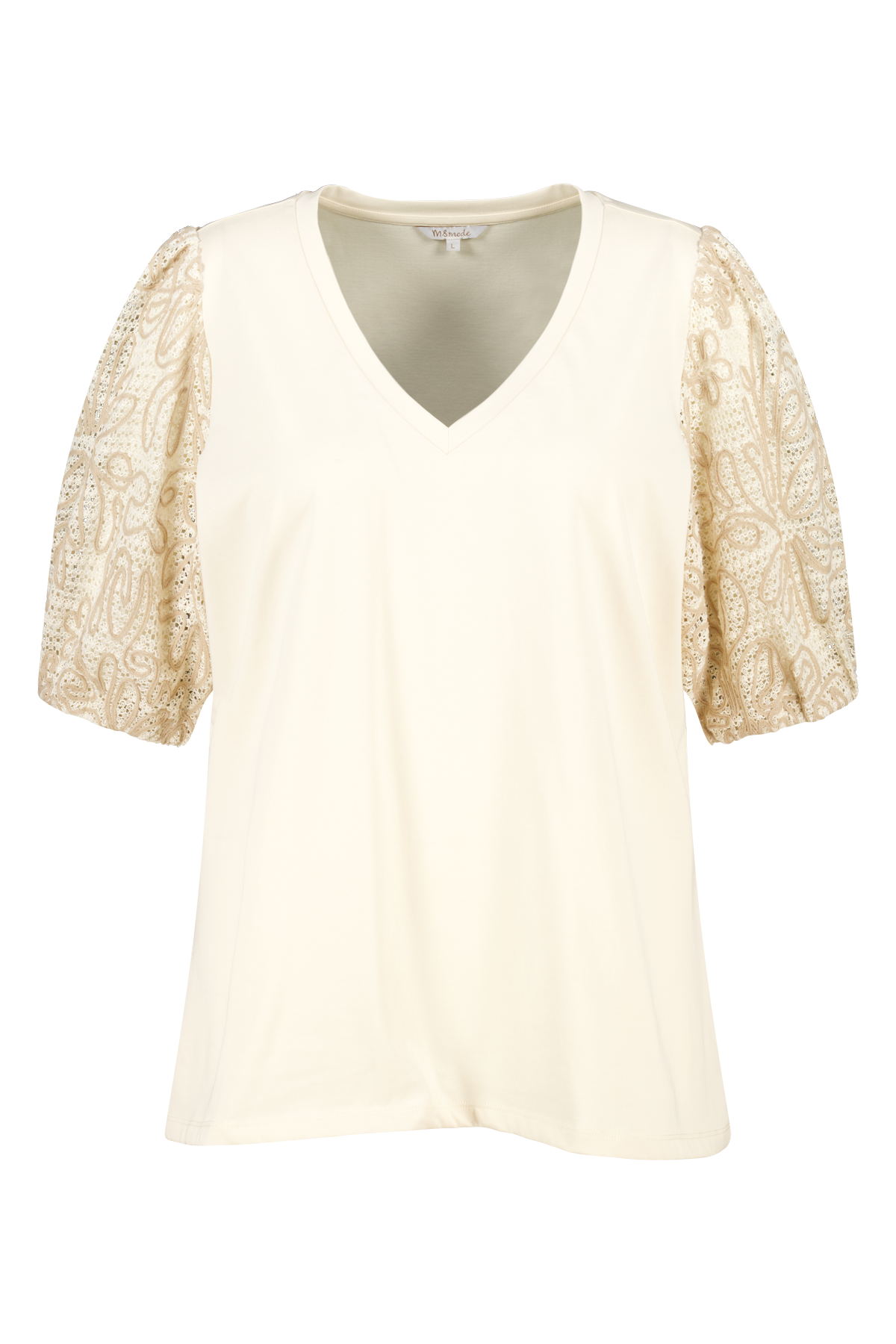 T-shirt met geborduurde mouwen Kit