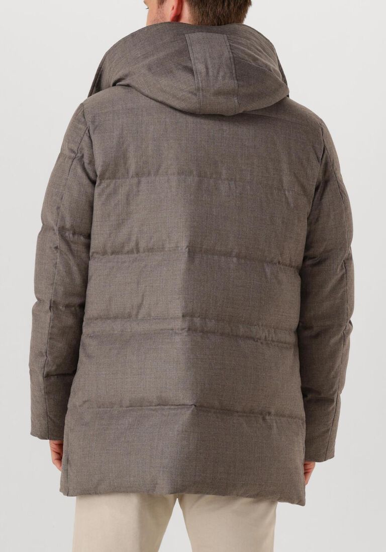 taupe duno gewatteerde jas donbart bolzano
