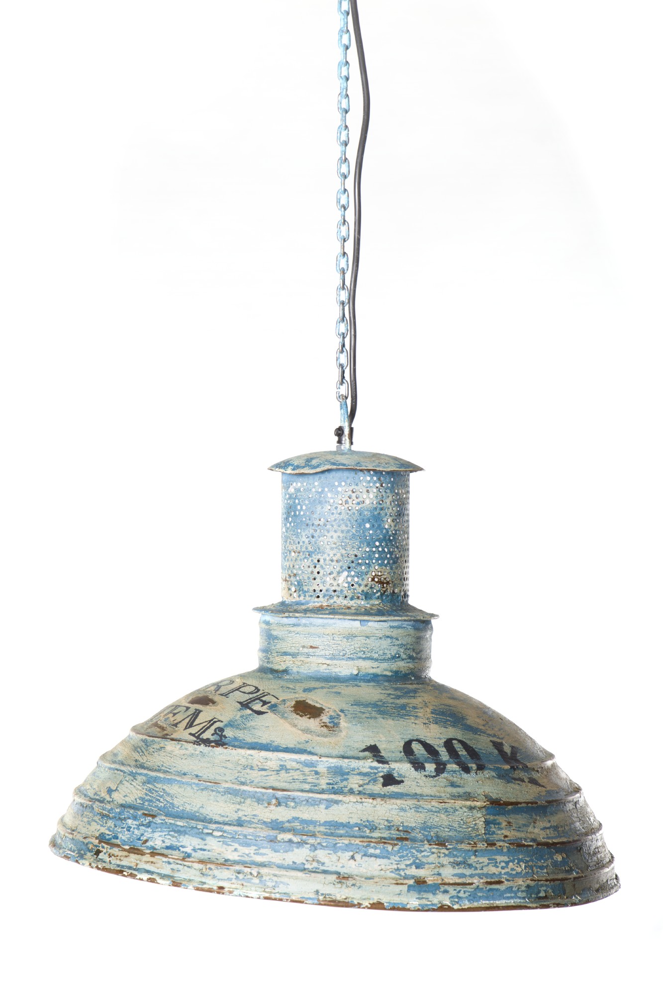 Leuchte 'Blue', blau, Ø 47 cm, H 42 cm von fischer's lagerhaus