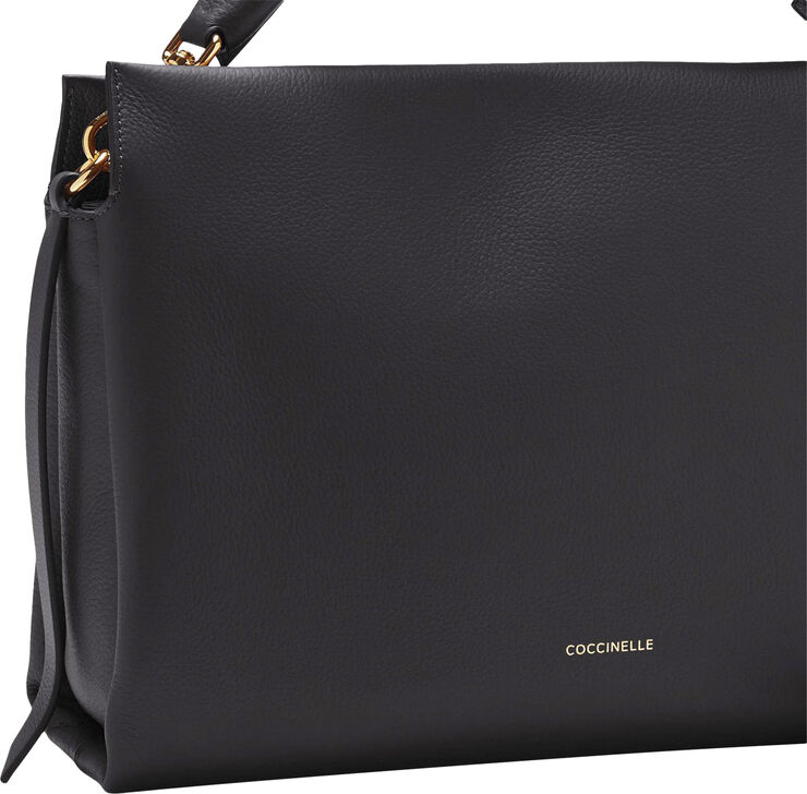 Coccinelle BOHEME GRANA DOUBLE Noir/cuir