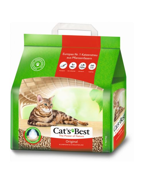 Cat's Best Original In-Pack Gratis Speeltje - Kattenbakvulling - 10 l