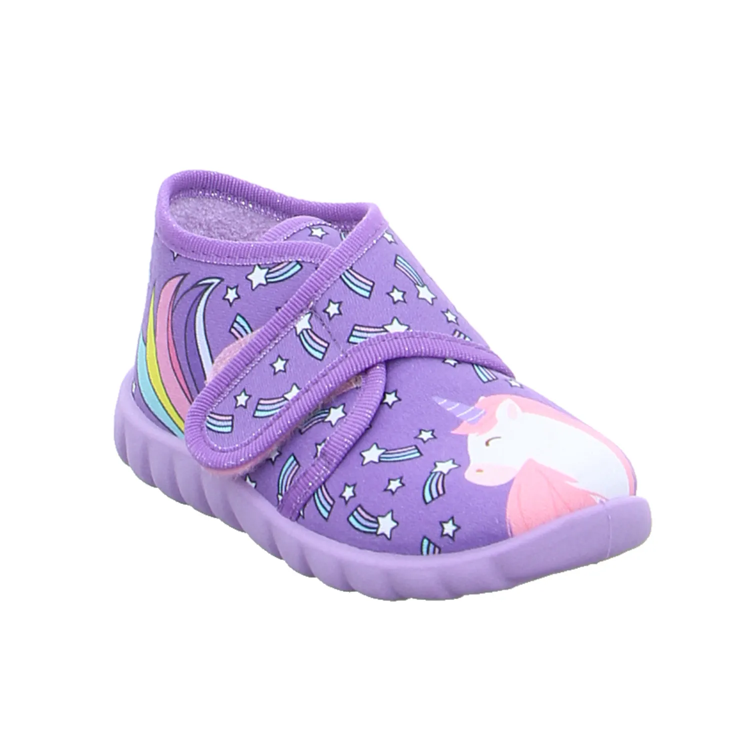 FISCHER Baby-Hausschuh Violette Textil  Mädchen